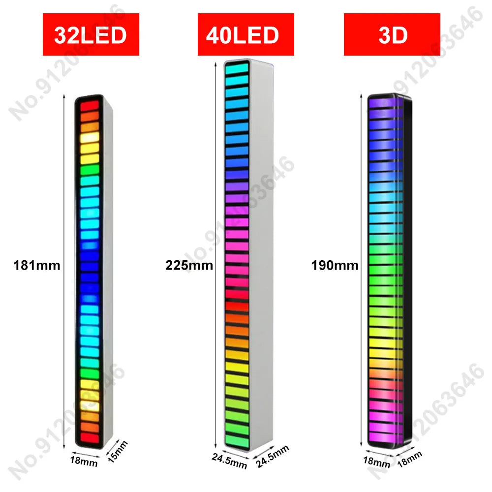 RGB Music Sound Control with LED Lights