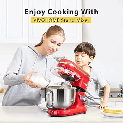 660W  6 Quart Tilt-Head Kitchen Electric Food Mixer with Beater