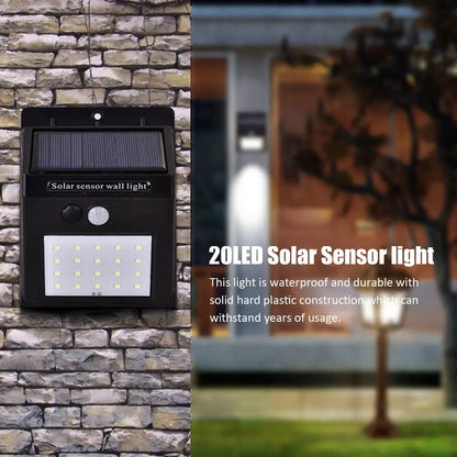 Outdoor Solar Light Lamp with Motion Sensor