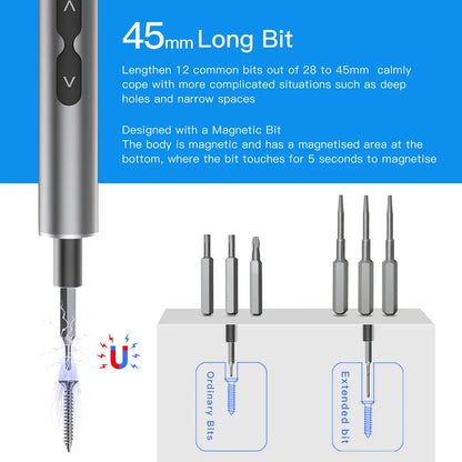 62 in 1 Electric Screwdriver Set