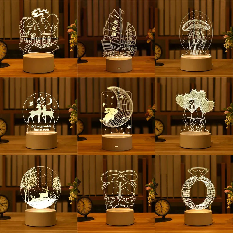 3D LED Acrylic Lamp