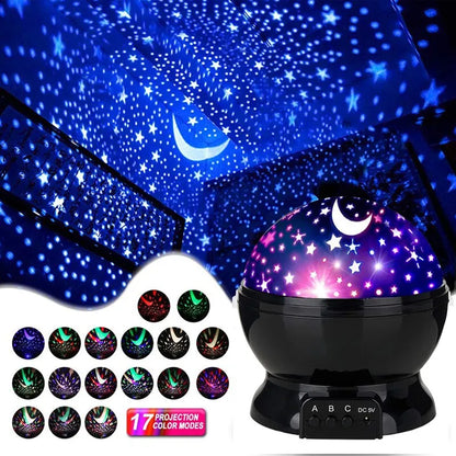 Starry Projector Night Light Lamp