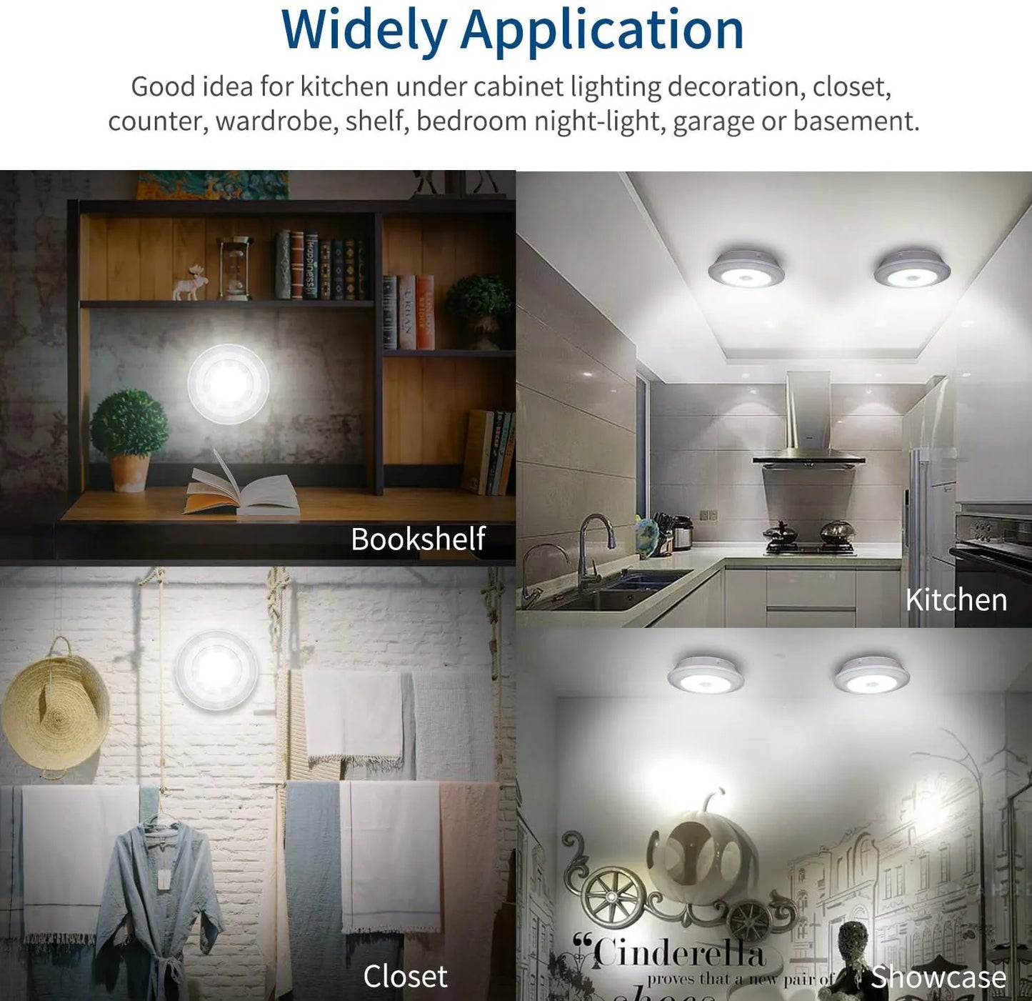 3W Dimmable COB Under Cabinet LED Light