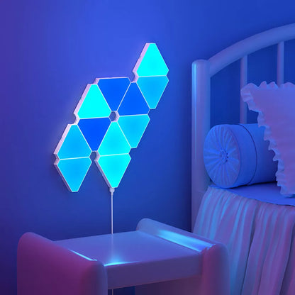 Triangular Quantum LED Wall Lamp