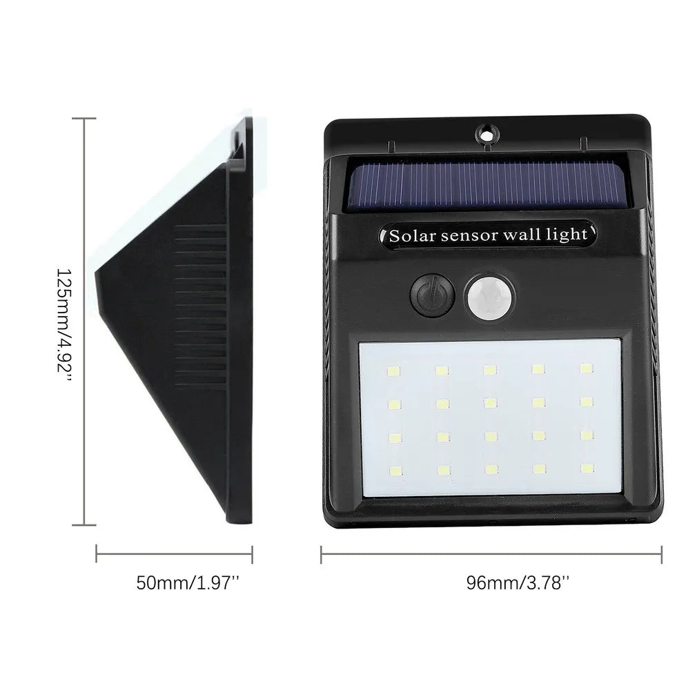 Outdoor Solar Light Lamp with Motion Sensor