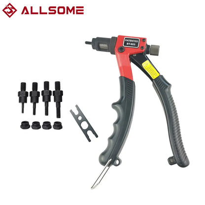 ALLSOME BT-603 Manual Gun hand Riveter Tool Kit