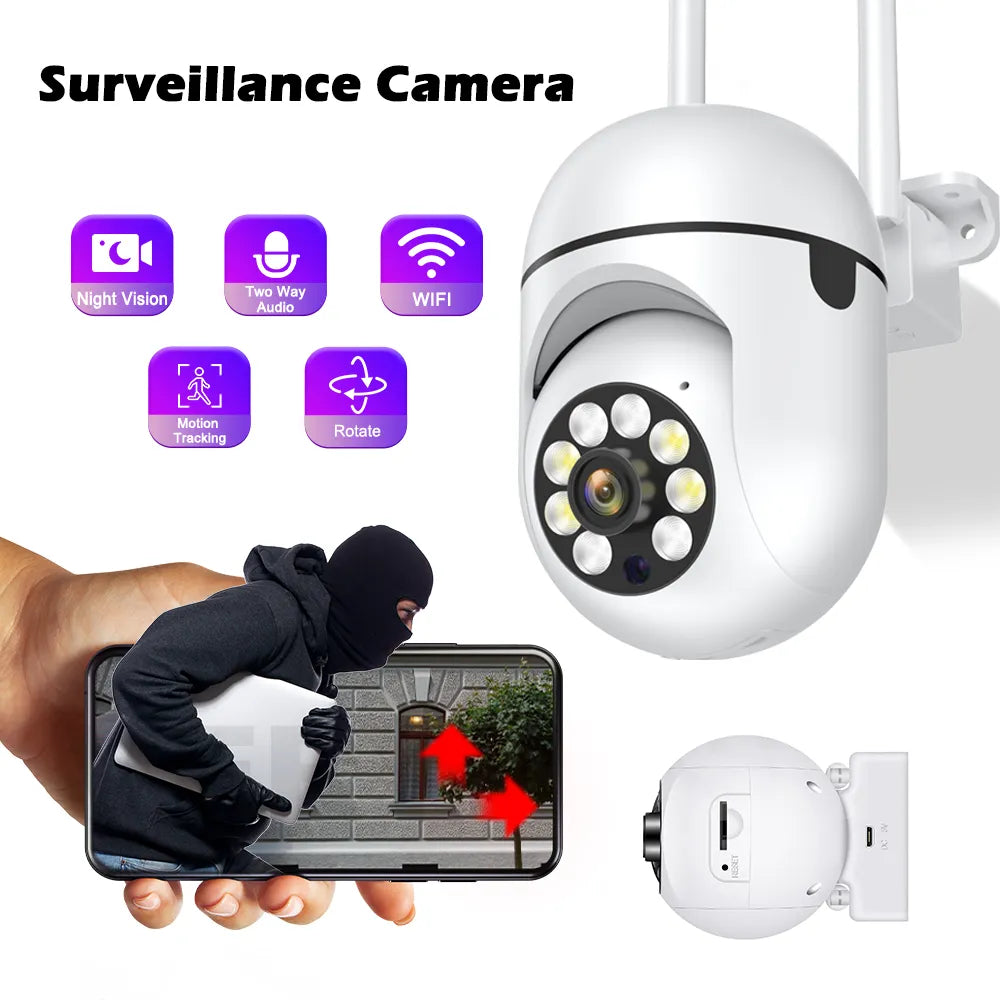 3MP 1/2/4PCS PTZ Wifi Camera Security Surveillance Camera