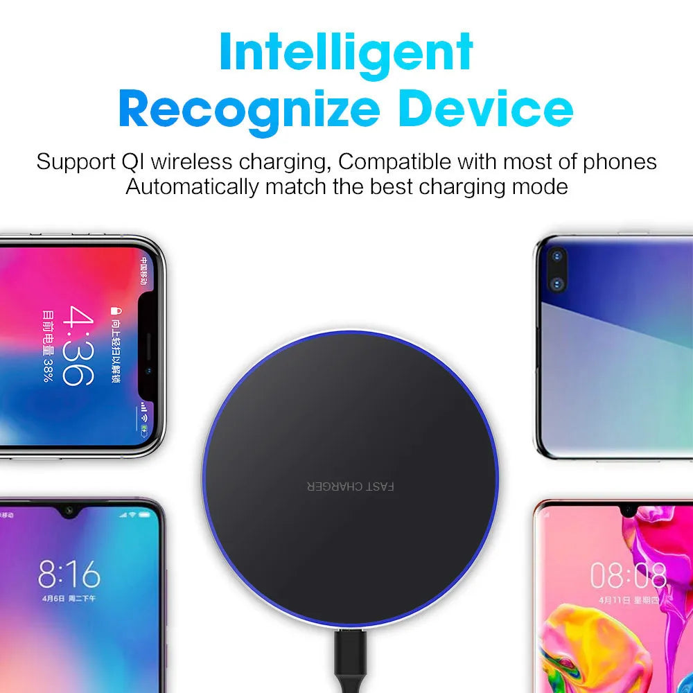 30W Fast Wireless Charger Pad