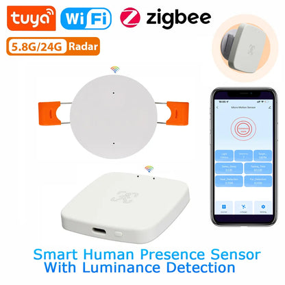 Smart Life Zigbee Human Presence Detector 5.8G/24G