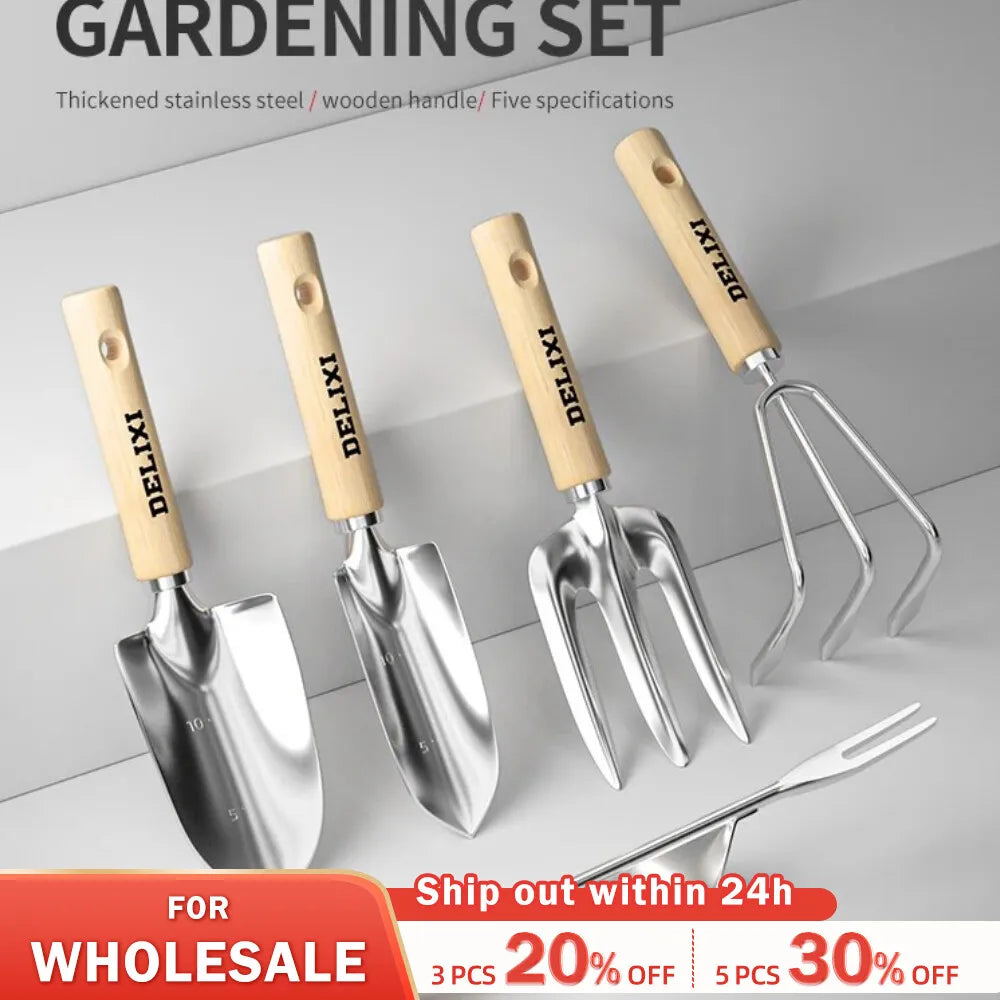 Garden Shovel Rake Spade Set