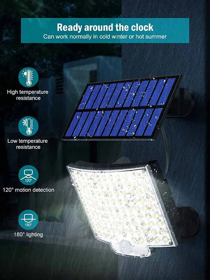 LED Outdoor Waterproof Solar Light with Motion Sensor Floodlight