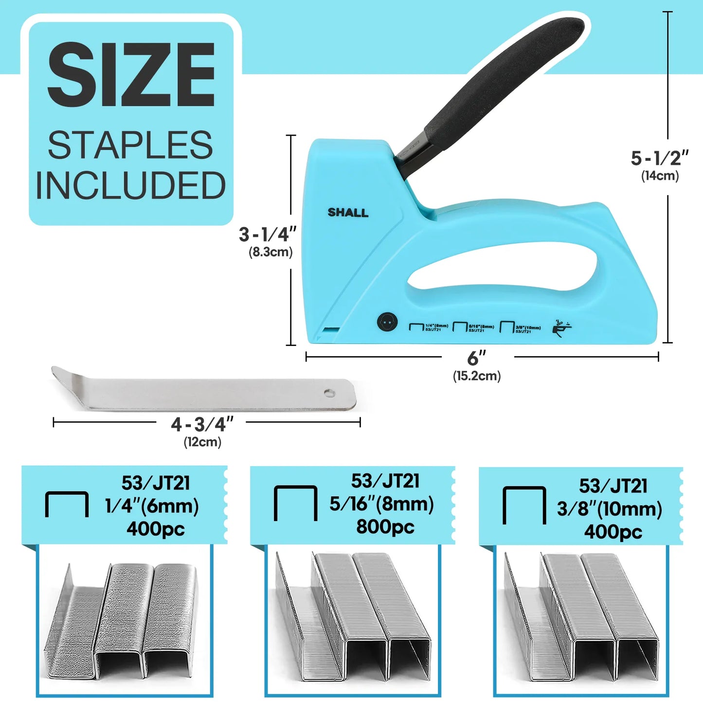 SHALL Nail Gun for Woodworking Light Duty