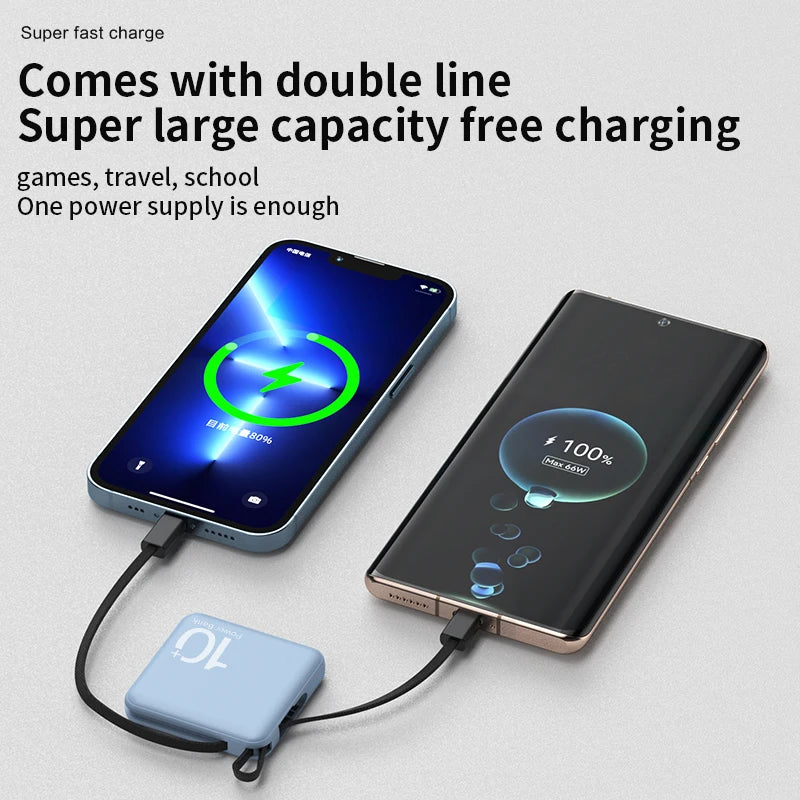 Portable Mini Power Bank 30000mAh