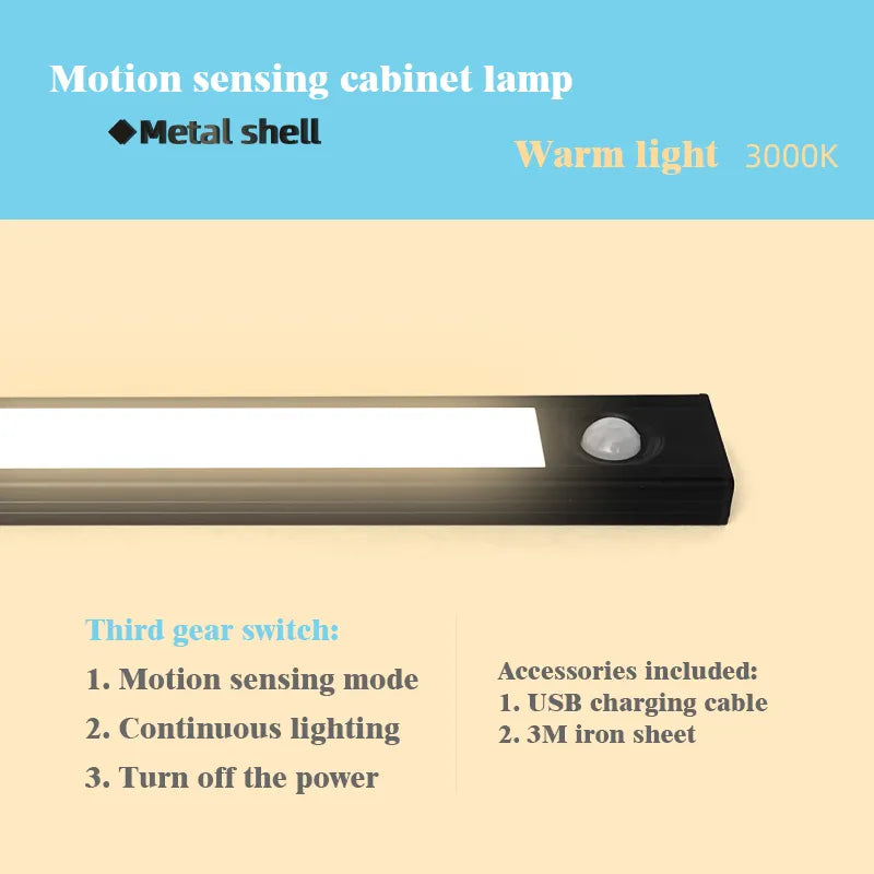 Rechargeable Cabinet Wardrobe Night Lamp