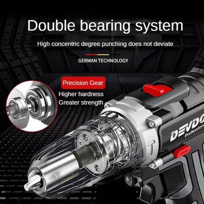 16.8V cordless impact drill 650W high-power electric drill