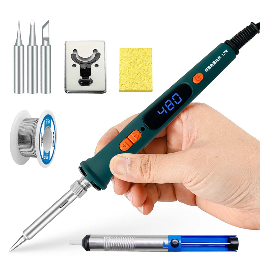 120W Digital Soldering Iron Kit