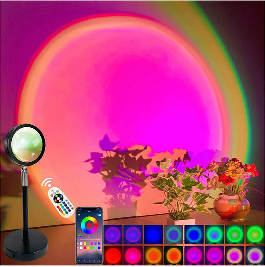 Smart Bluetooth Night Light Projector Lamp