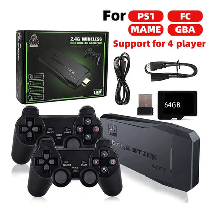 M8 Video Game Consoles 4K 2.4G Double Wireless