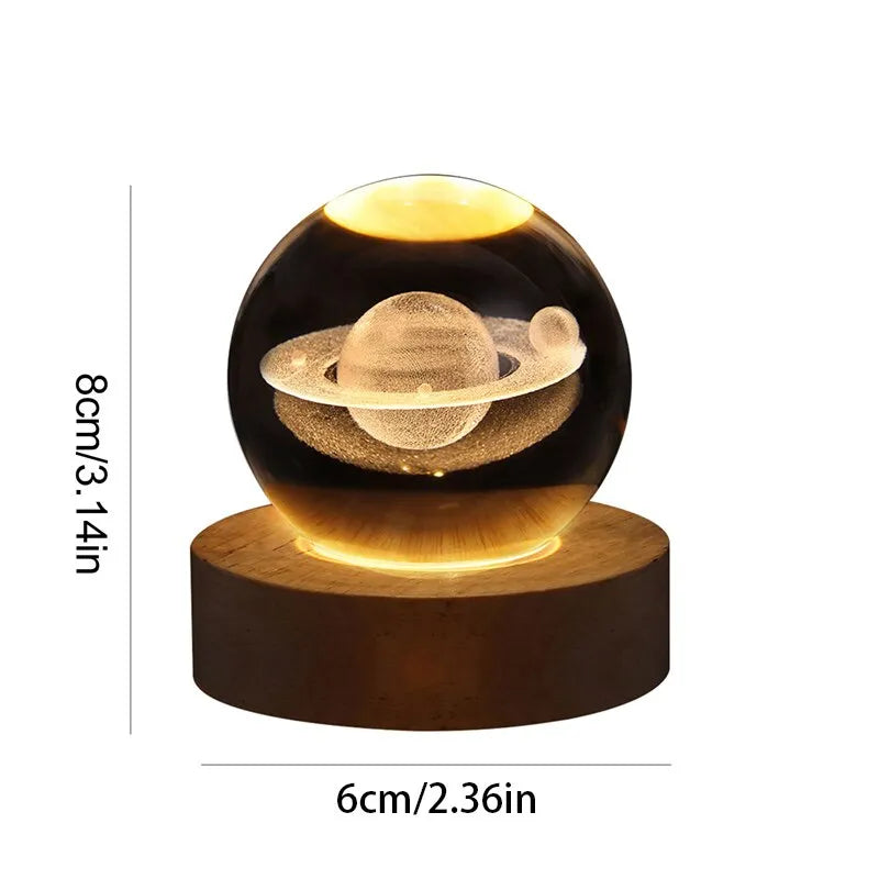 Milky Way Galaxy Solar System LED Night Light