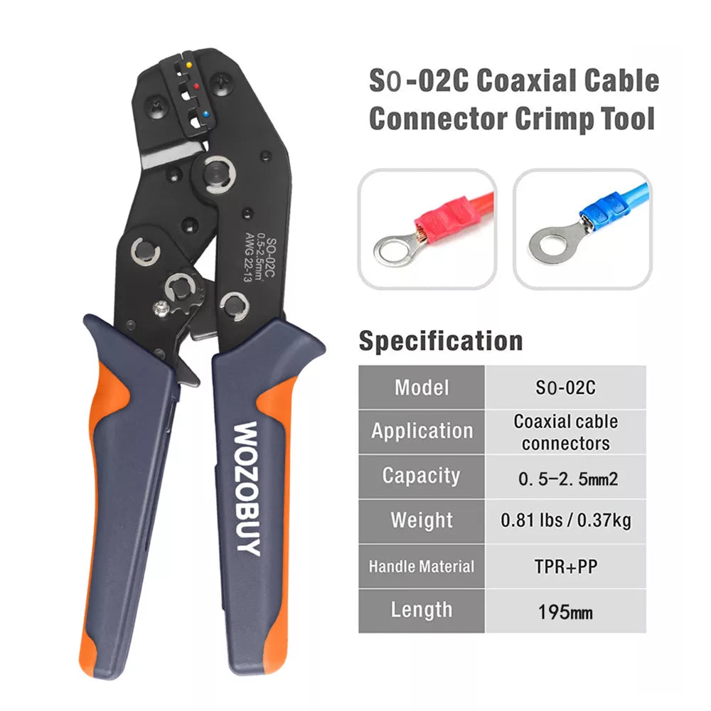 WOZOBUY Crimping Pliers Set