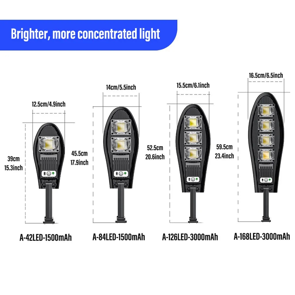 LED Solar Lights Outdoor Garden Street Light