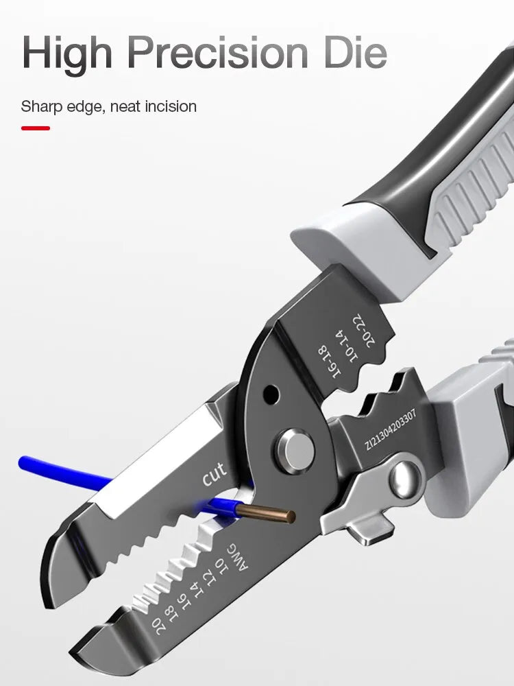 Multifunctional Wire Stripping Pliers