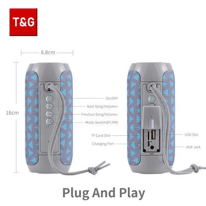 Portable TG117 Bluetooth Speakers