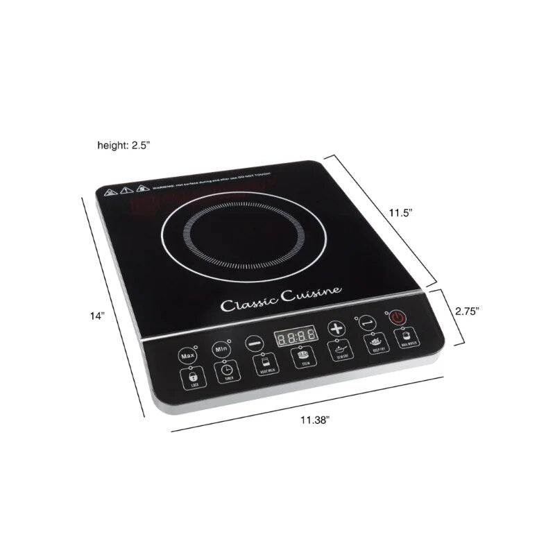 Classic Cuisine Induction Cooktop Burner