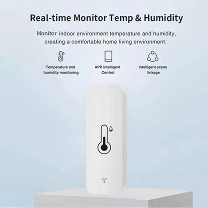 Tuya Smart Temperature And Humidity Sensor  WiFi APP Remote Monitor